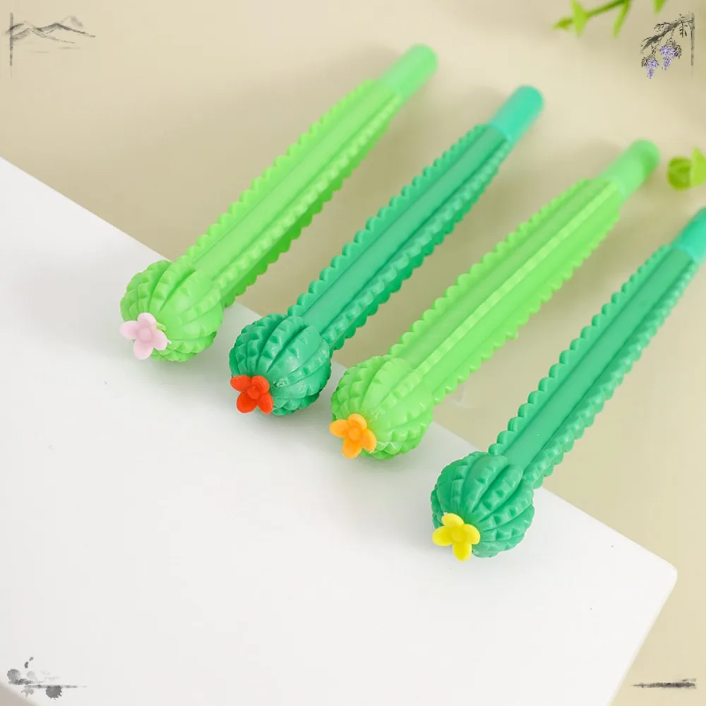 Imagem -05 - Criativo Kawaii Cactus Gel Canetas Conjunto para a Escola Papelaria de Escritório Kid Prêmios Presentes Volta às Aulas 24 Pcs