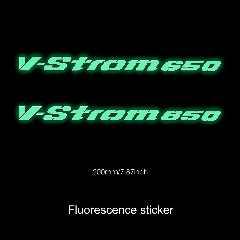 Motorcycle Glow Stickers Decal Vstrom DL 650 Accessories for Suzuki V-Strom 650 XT V Strom Vstrom650 Vstrom650DL Vstrom650XT