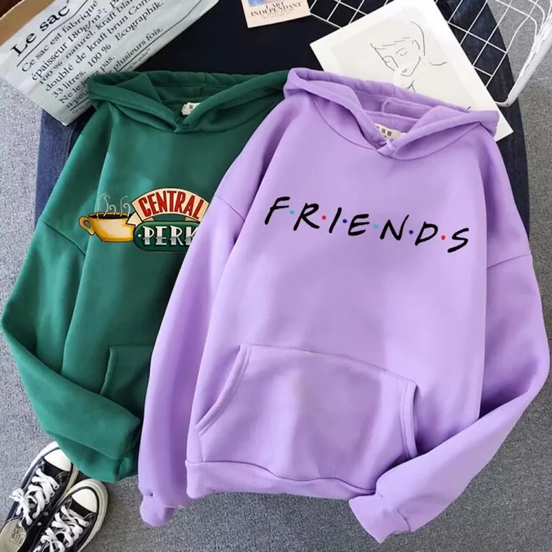 

Friends TV Show Hoodies for Women, Funny Cartoon Friends Hoodies, Ullzang Graphic, Vintage Anime Sweatshirt, Female Hoody, 90s