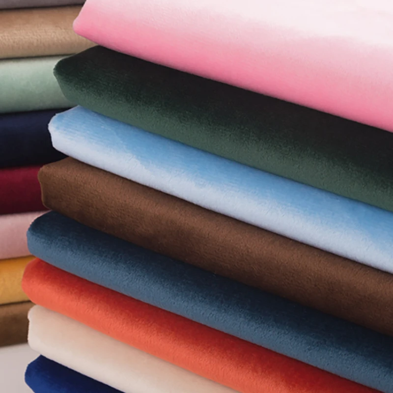 Tela de terciopelo gruesa de 155cm de ancho, suave, duradera y perfecta para costura de ropa DIY, manteles, cortinas, almohadas y más