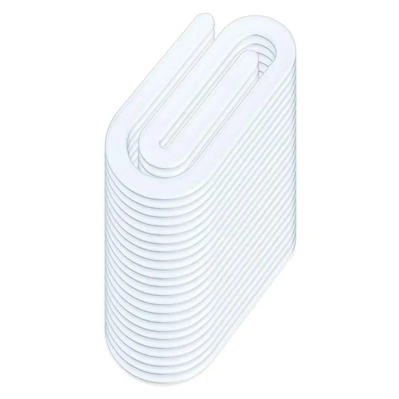 

Набор из 20 акриловых зажимов A60z для сублимации, 4x2 дюйма, большие прозрачные зажимы для проектов DIY и термопереноса Designmay