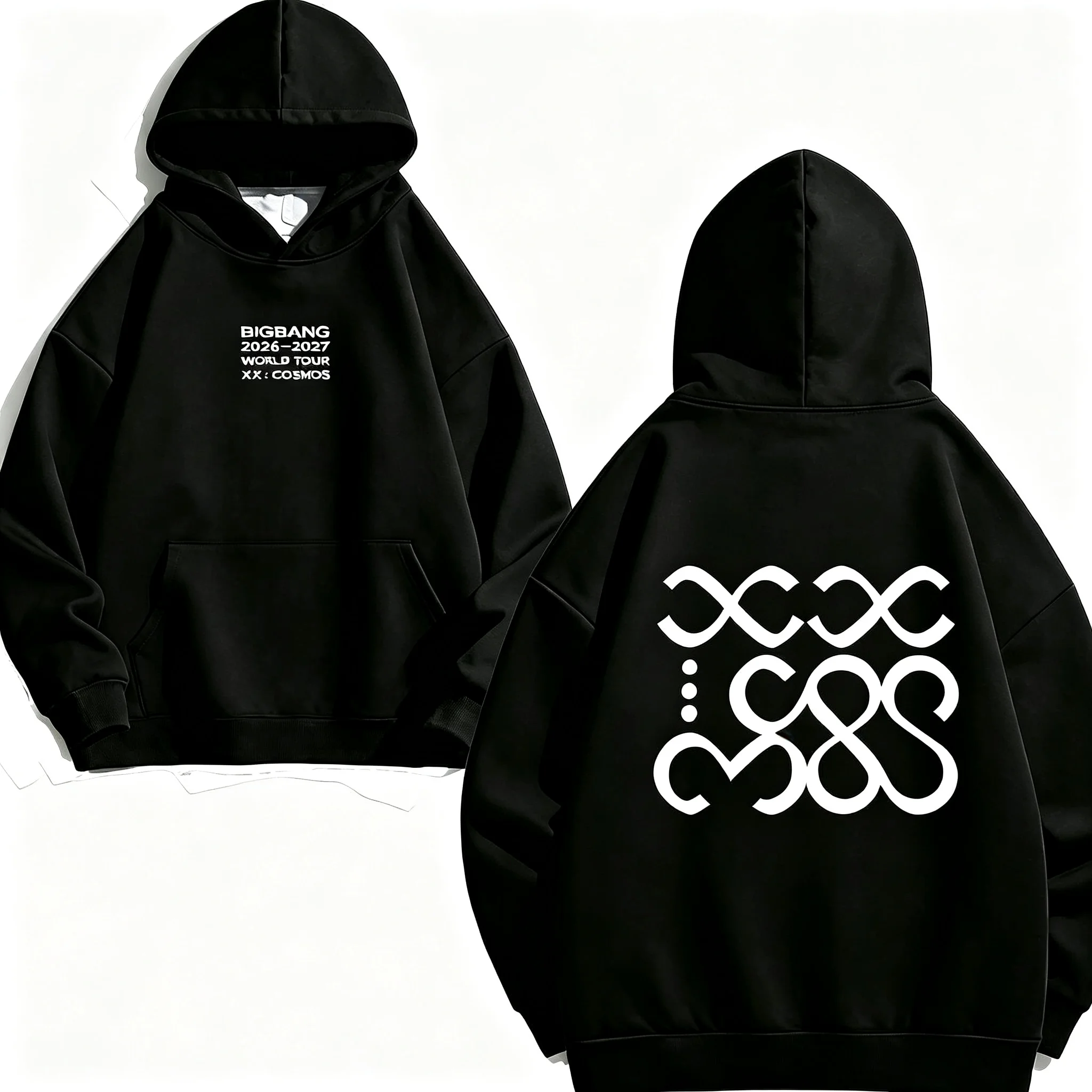 Bigbang 2026-2027 World Tour XX: Cosmos Hoodie Herren Damen Oversized Pullover Hip Hop Streetwear Kpop Konzert Fans Sweatshirt – Detail 10