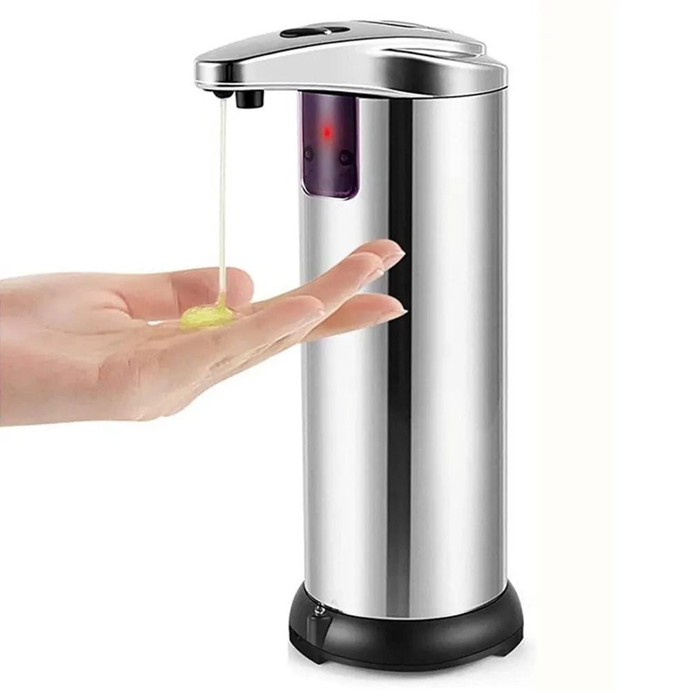 Automatic Soap Dispenser Touchless Liquid Hand Free Auto Soap Dispenser Stainless Steel Dish Soap Dispenser for Kitchen Bathroom