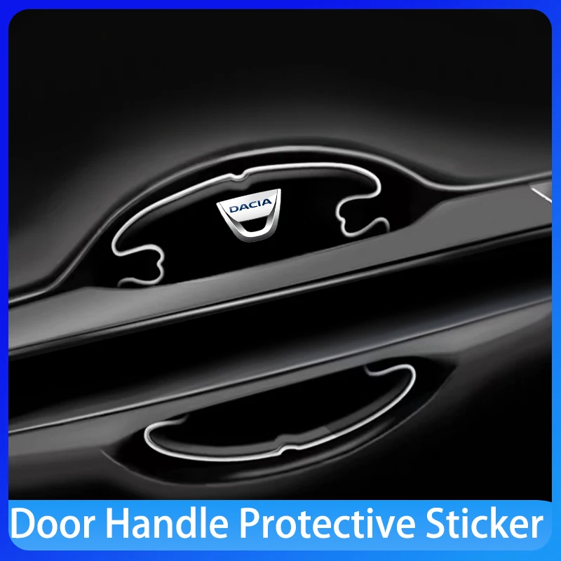 

Car door anti-collision strip door handle protection strip For Dacia Duster Logan Sandero Stepway Dokker Lodgy Car Accessories