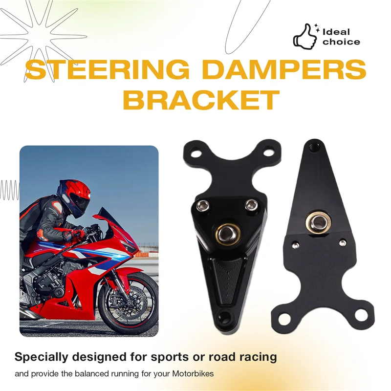 مجموعة دعامات تثبيت توجيه الدراجة النارية لهوندا CBR650R CBR 650R 2019-2024 مجموعة دعامة تثبيت المثبط
