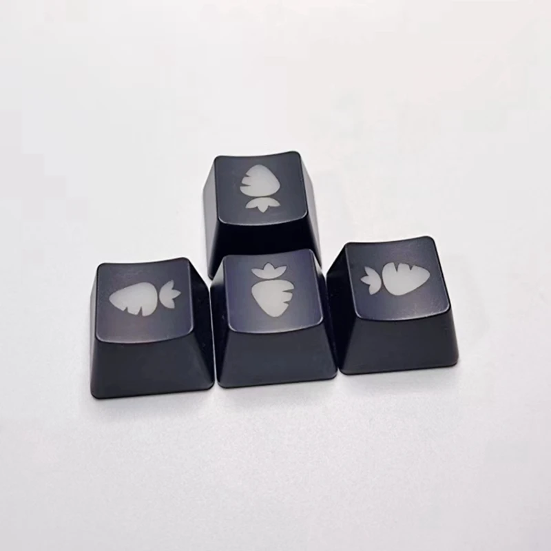 Personality Keycaps Translucent Directional Keycaps R1 Height For Mechanical Keyboard