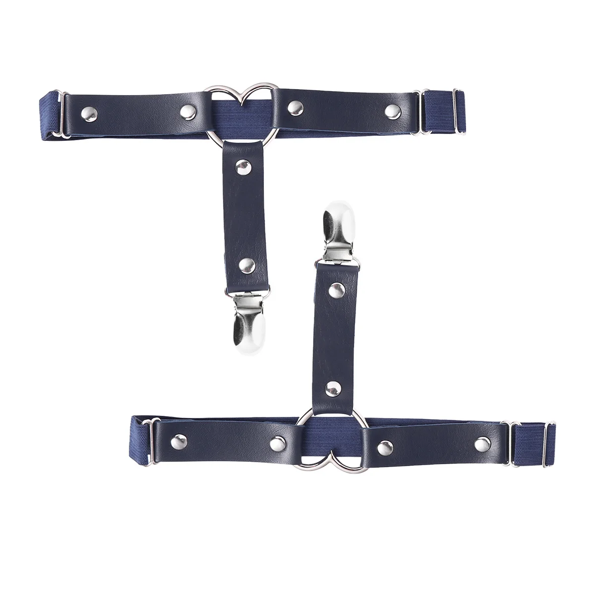 2 шт., ремни для ног в стиле панк, регулируемые в стиле любящего сердца для женщин, кольца для ног в стиле хип-хоп, костюм, переплет, игровые аксессуары