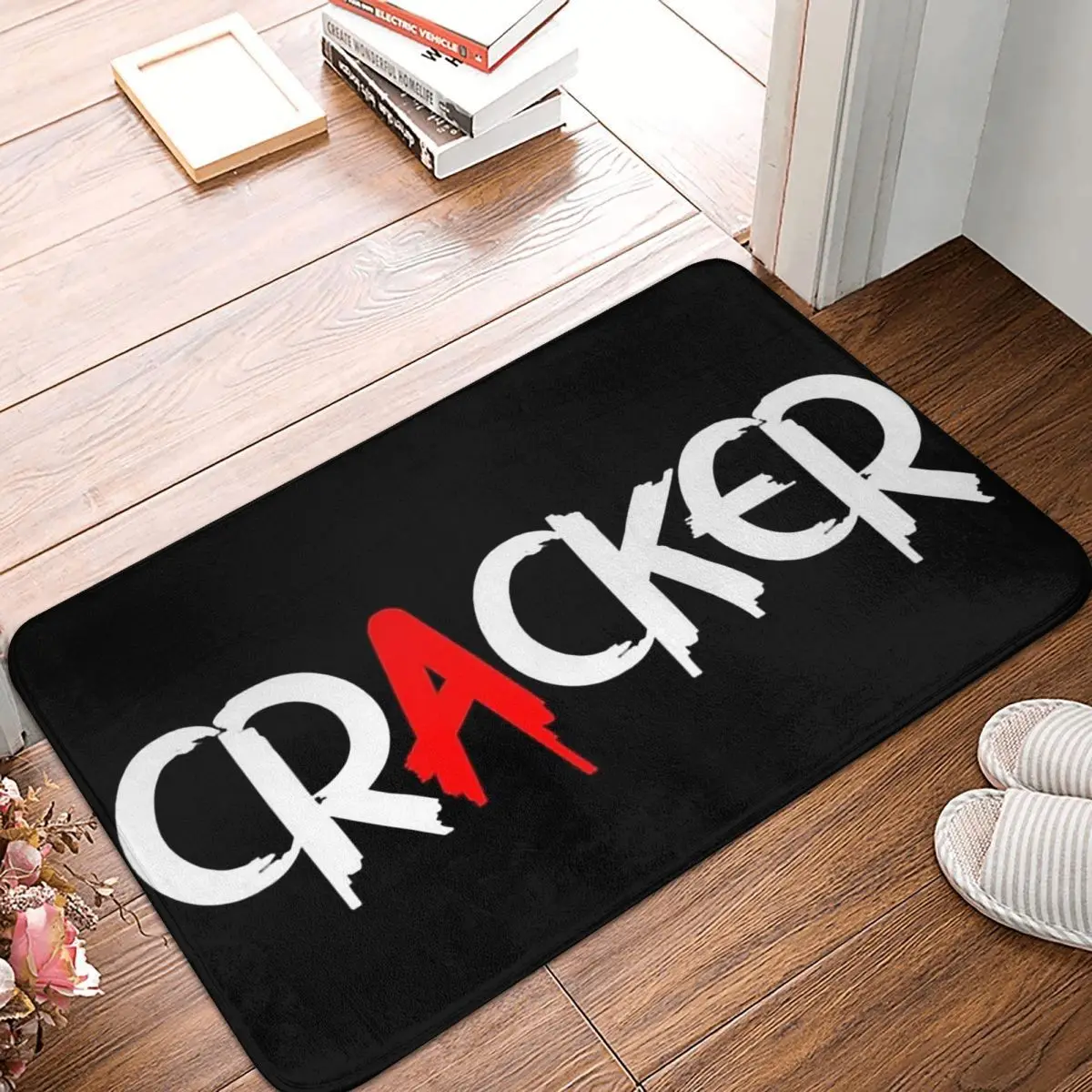 CRACKER,Cool Color Ar Non-slip Doormat Floor Mat Durable Carpet Rug for Kitchen Entrance Home Bathroom Living room Footpad Mats