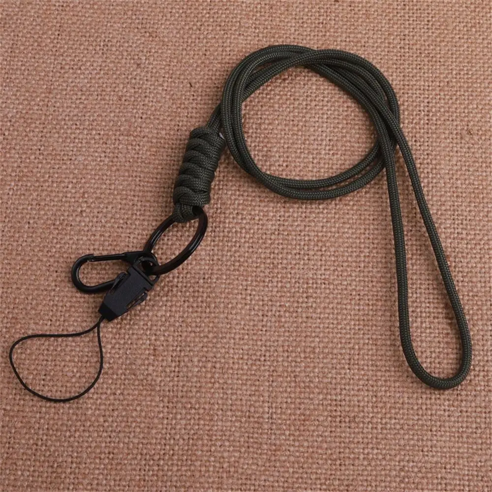 Parachute Cord Paracord Keychain Phone Straps Outdoor Keychain Umbrella Rope Keyring Neck Strap Keycord DIY Cellphone Lanyard