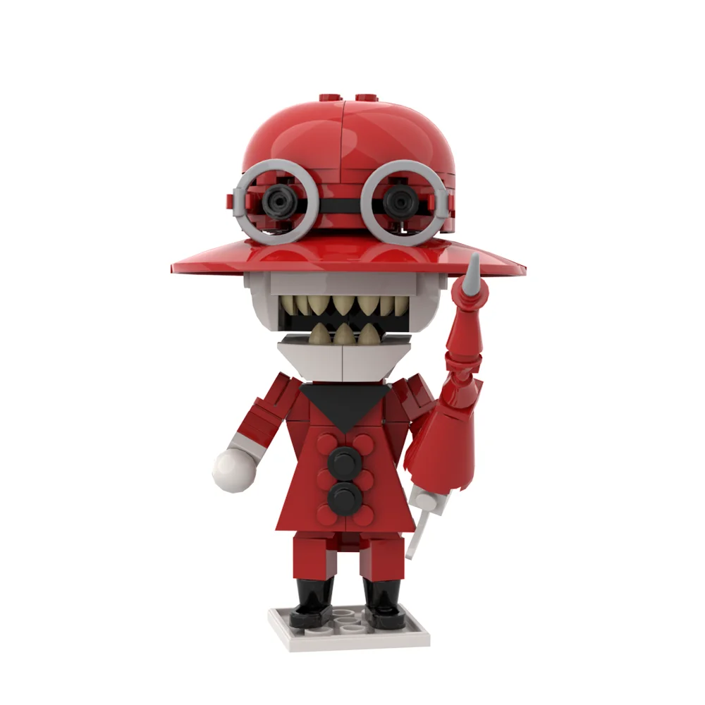 

Gobricks MOC The Crooked Man Building Blocks Model Horror Game Characters Bricks Halloween Dolls DIY Assembly Toys Kids Gifts