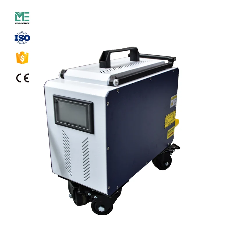 Laser Cleaning Machine 2 Years Warranty 100w  JPT Pulse Metal Stone Wood Rust Paint Removal Graffiti  Air Cooled