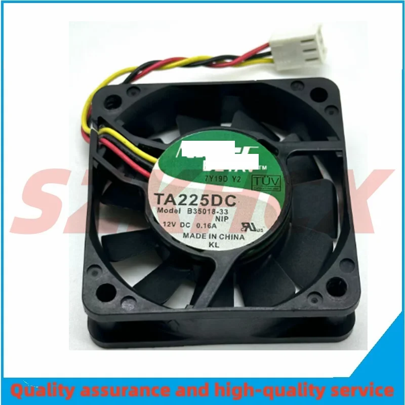 

1PCS/LOT Nidec B35018-33 DC 12V 0.16A 60x60x15mm 3-Wire Server Cooling Fan