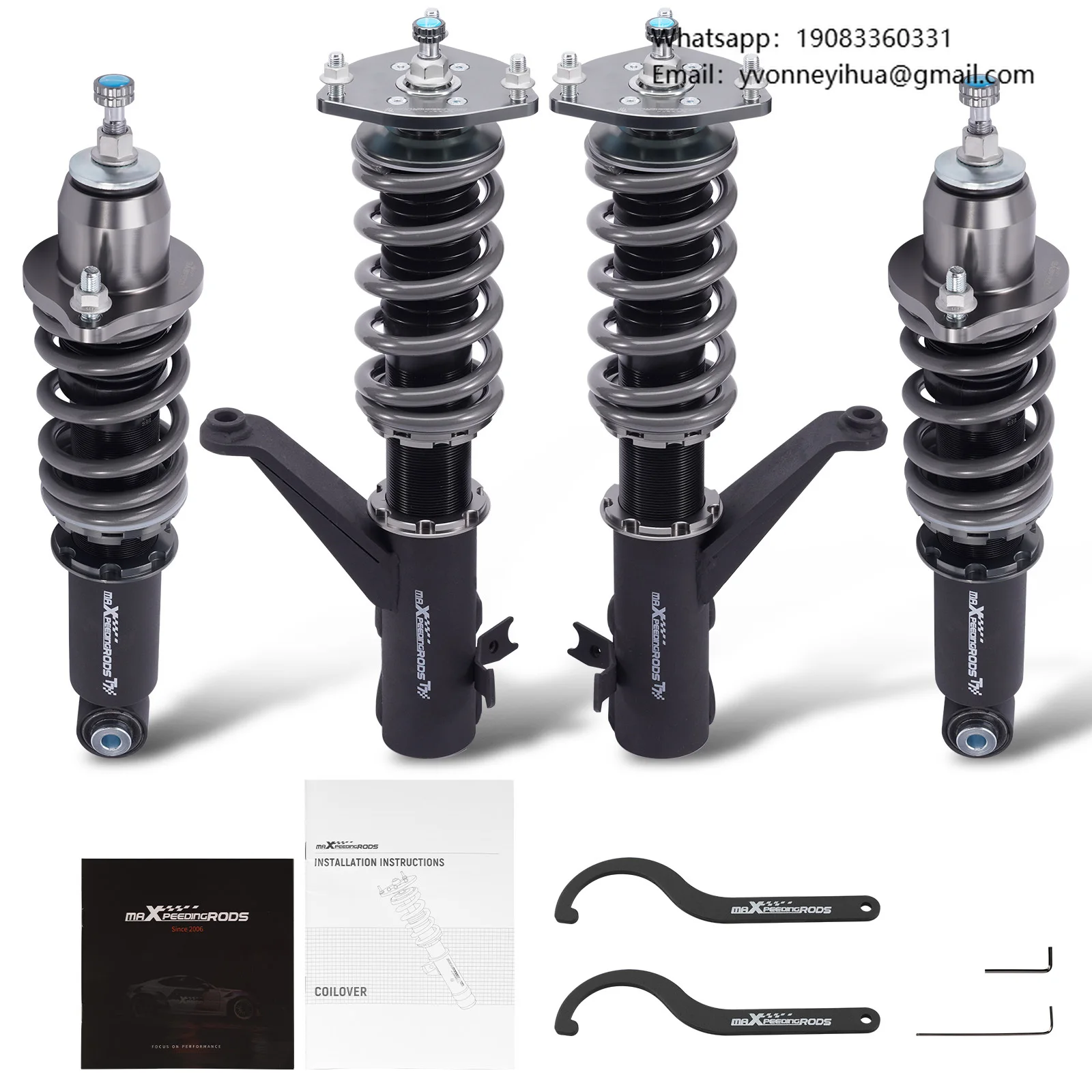 

24 Levels Damper Coilover Strut Shocks For Acura RSX & Type-S Honda Integra DC5 2001-2006