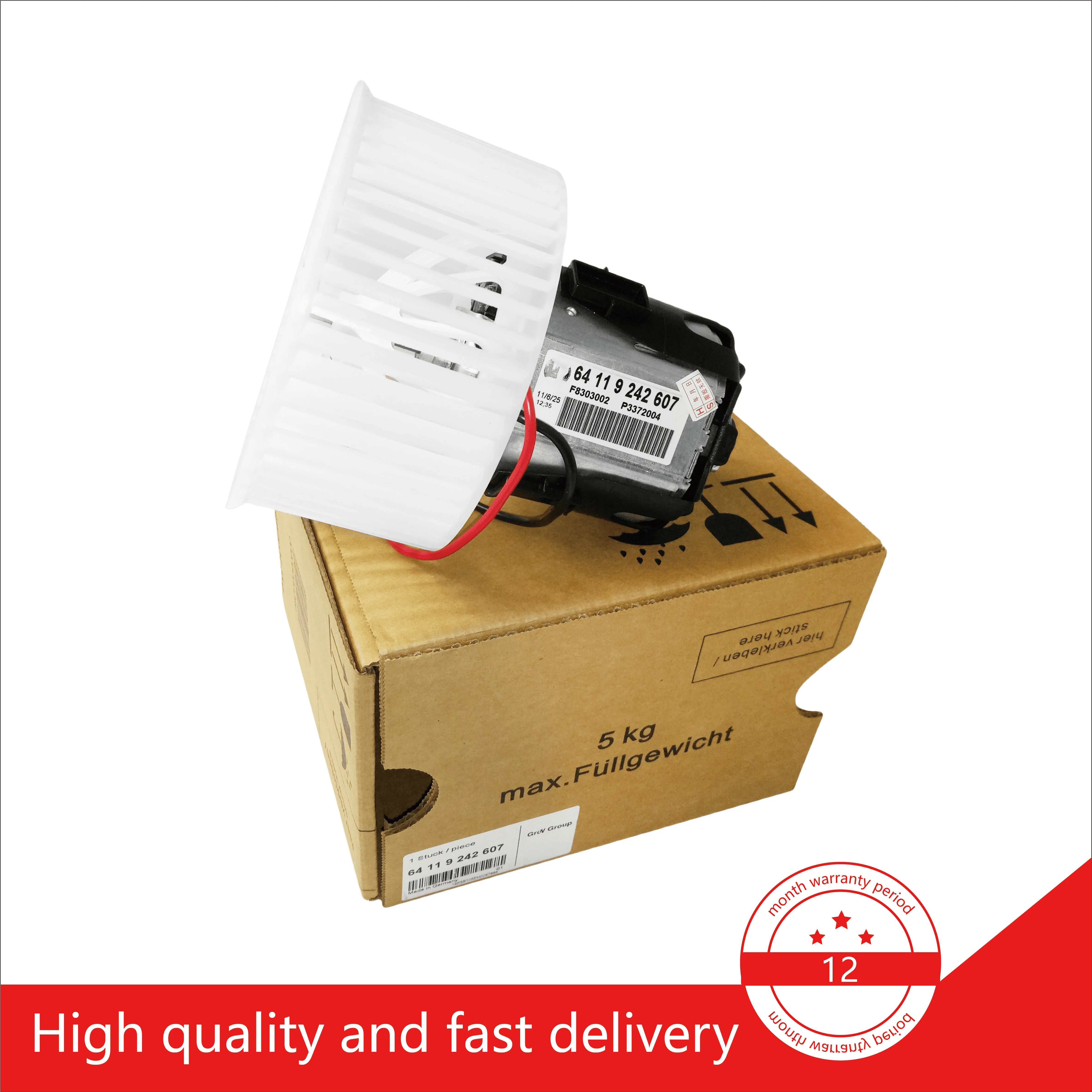 

OEM: 64119242607 6411 9242 607 be Suitable for BMW Heater Blower Motor F01 F02 F04 F07 F10 F11 528i