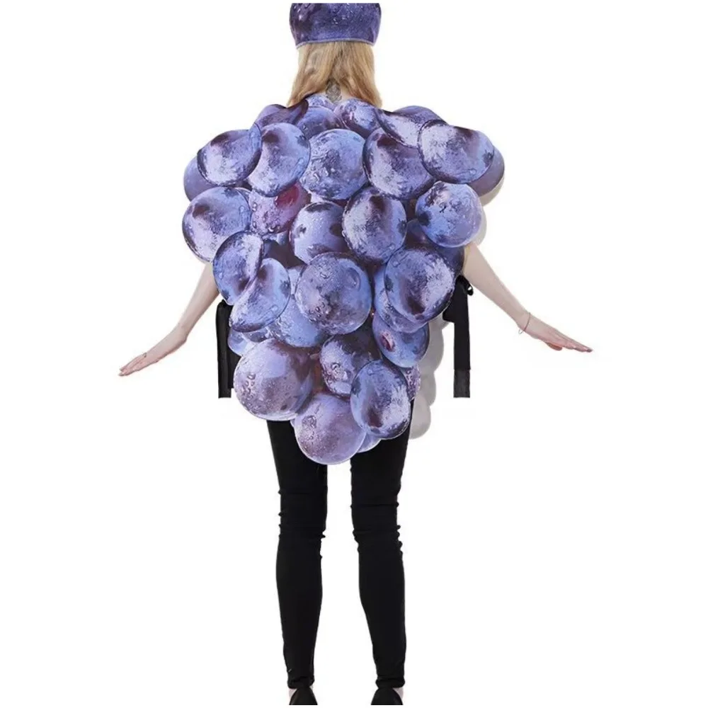 Teenagers Aged 14 and Above Fun Fruit Cosplay Costumes for Halloween Grape Costume Stage Theme Parties view 5