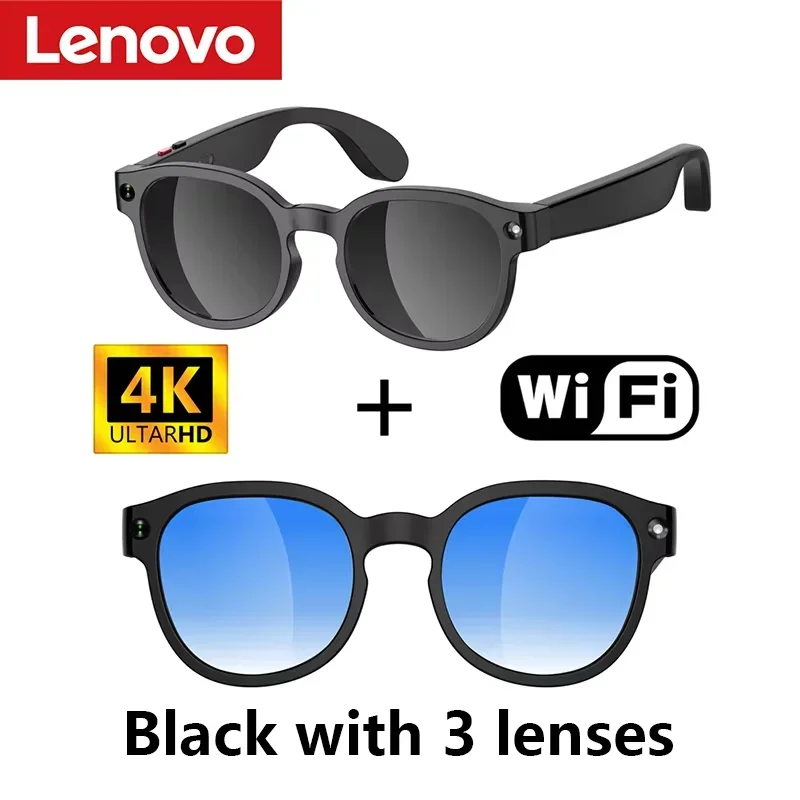 Black with 3 lenses