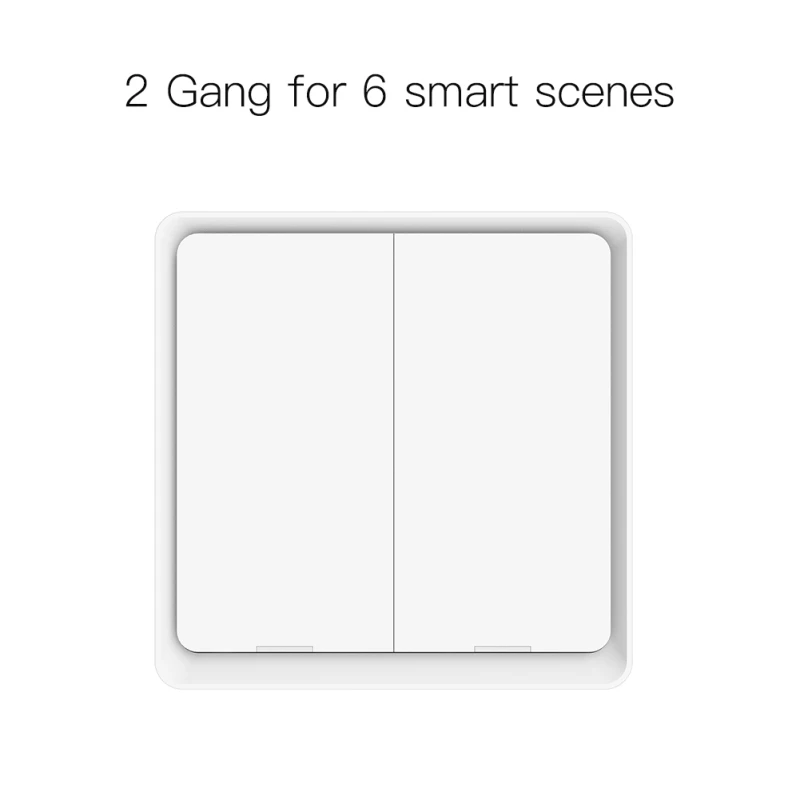 Tuya Smart Scene Switch 4 Gang 12 Scene Switch Push Button Controller Works With Smart Life App Gateway