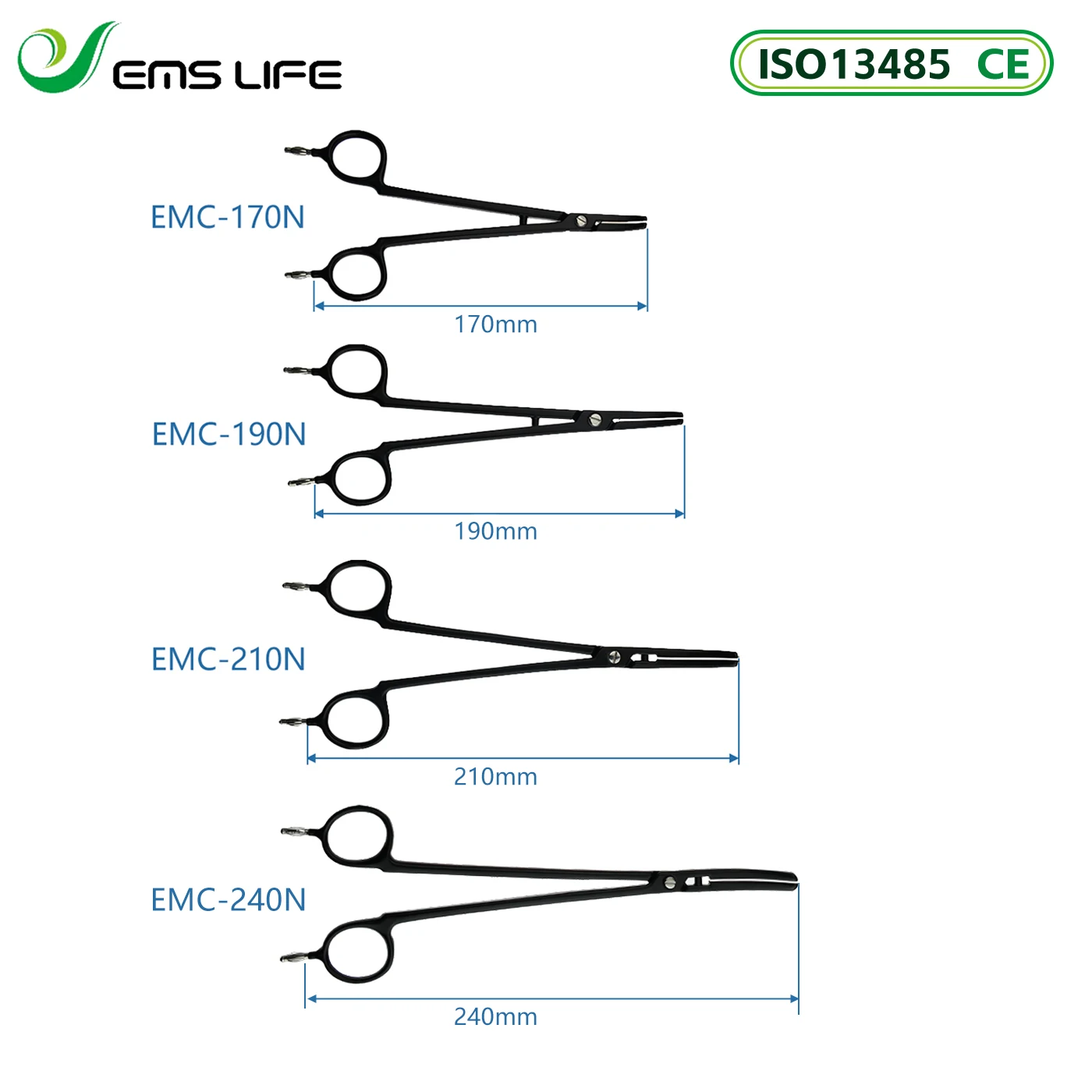 

Popular EMSLIFE Electric Bipolar Dissecting Scissors Artery Sealer EMC-170N 170cm 190cm 210cm 240cm Non-Stick Tip for General