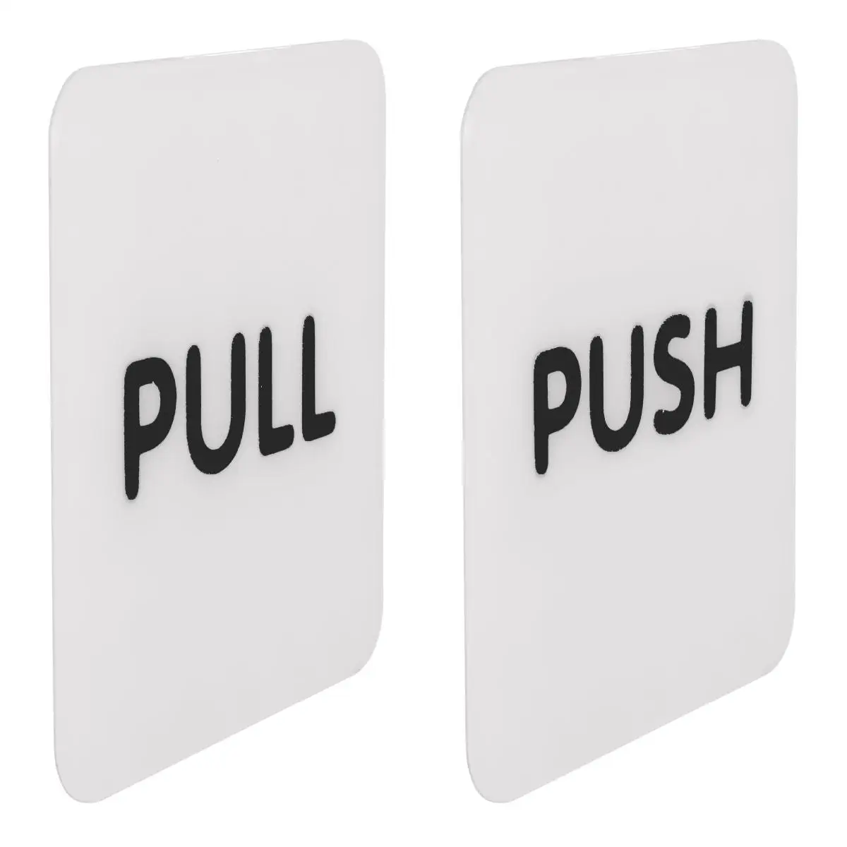 

Push Pull Door Sticker Eco Friendly Waterproof Non fading for Walls Tiles Glass Metal Plastics Entrance Exit Signage for Shop