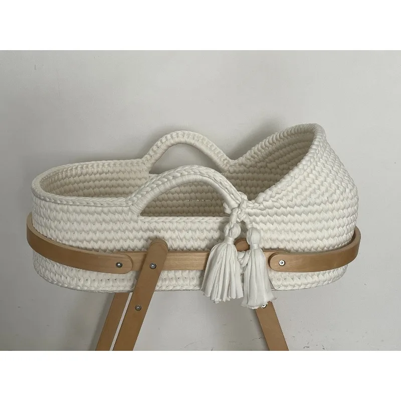 High Quality, Cotton Handmade Crochet Basket New Trend Baby