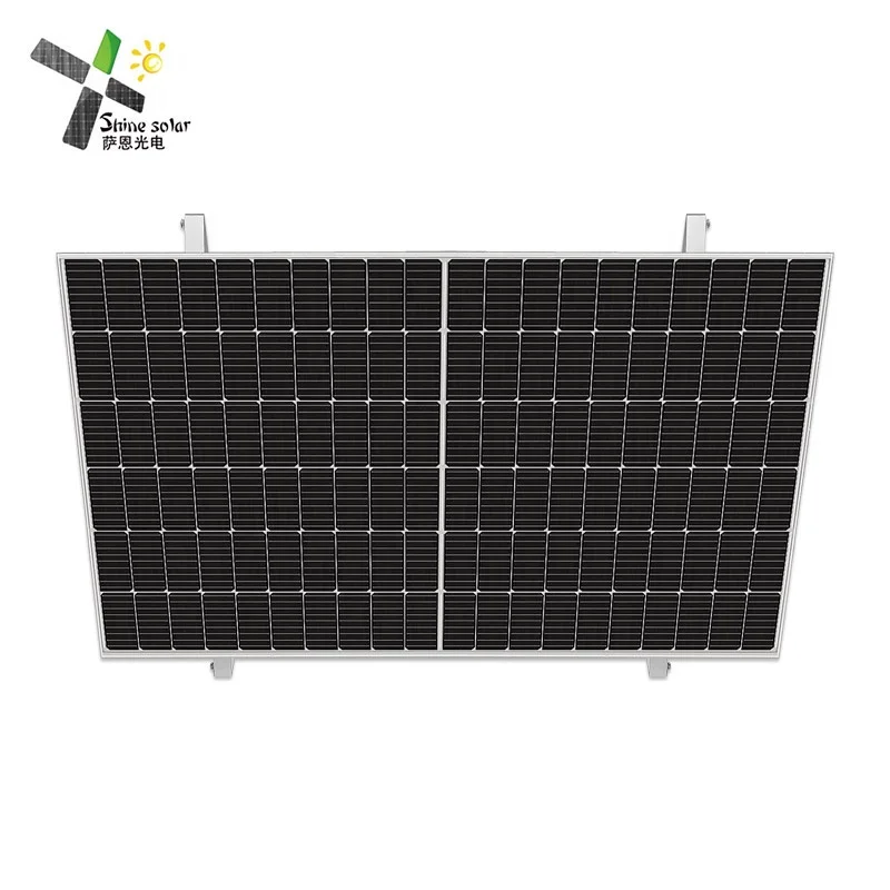 Plug in 600W 800W micro inverter solar panels system with balcony solar panel hanging brackets