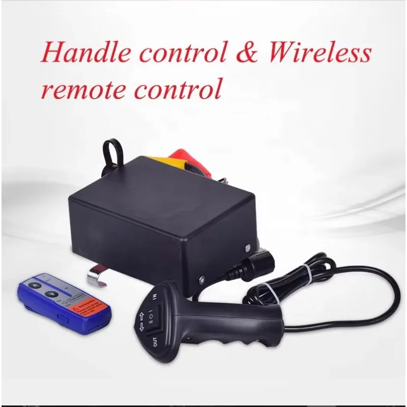 ونش كهربائي 12 فولت 13500 رطل مع جهاز تحكم عن بعد لاسلكي لشاحنة ATV SUV مقطورة على الطرق الوعرة مركبة الإنقاذ الذاتي كابل 26 متر