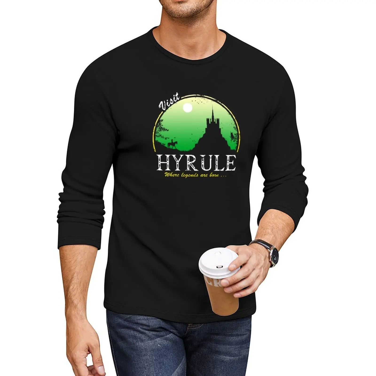 

Visit Hyrule Long T-Shirt new edition t shirt Oversized t-shirt boys white t shirts sweat shirt t shirts men