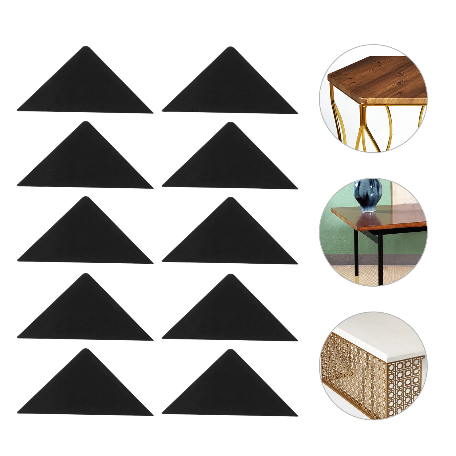 

100Pcs Corner Guards Plastic Baby Safety Corner Protectors Table Furniture Edge Cushion Cover Anti-Collision Protector