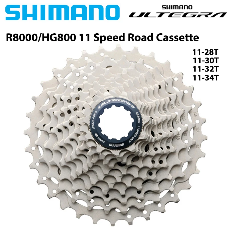 SHIMANO ULTEGRA R8000 11v Cassette Sprocket CS-R8000 HG800-11 11-Speed HG-EV Road Cassette Sprocket 11-34T 11-32T 30T 28T