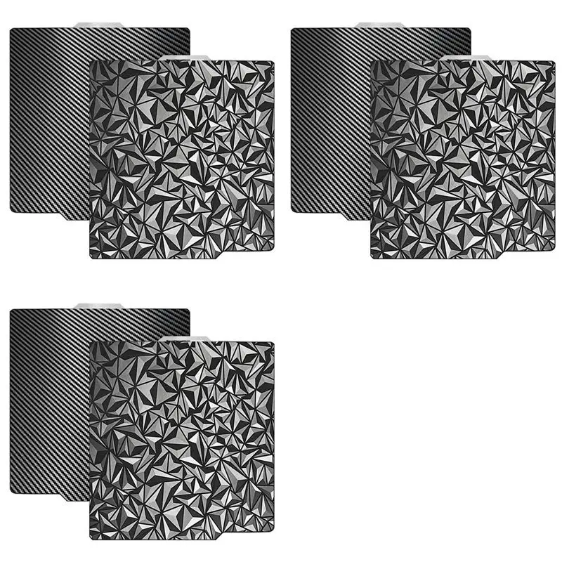 

Пластина для 3D-принтера A98E-3X PEO PET для Bambu-Lab X1/X1C/X1E/P1P/P1S/A1, поверхность PEO+PET с углеродным волокном, 257x257 мм