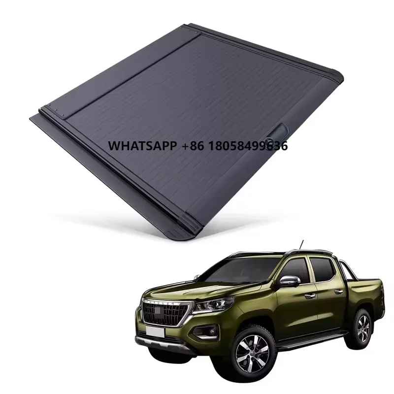 

Car Parts Roller Lid up Pick up Truck Aluminium Alloy Tonneau Cover for Landtrek