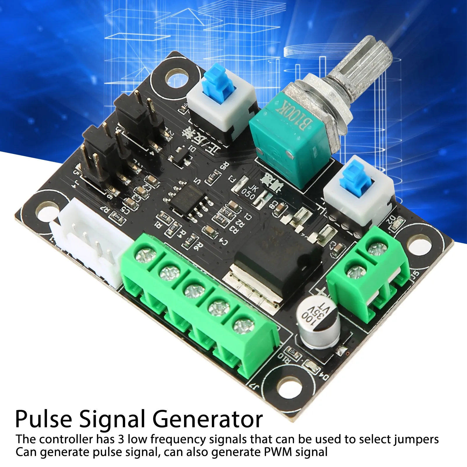MKS OSC Stepper Motor Controller Simple Speed Control Forward Reverse PWM Pulse Signal Generator Module DIY CNC 3D Printer