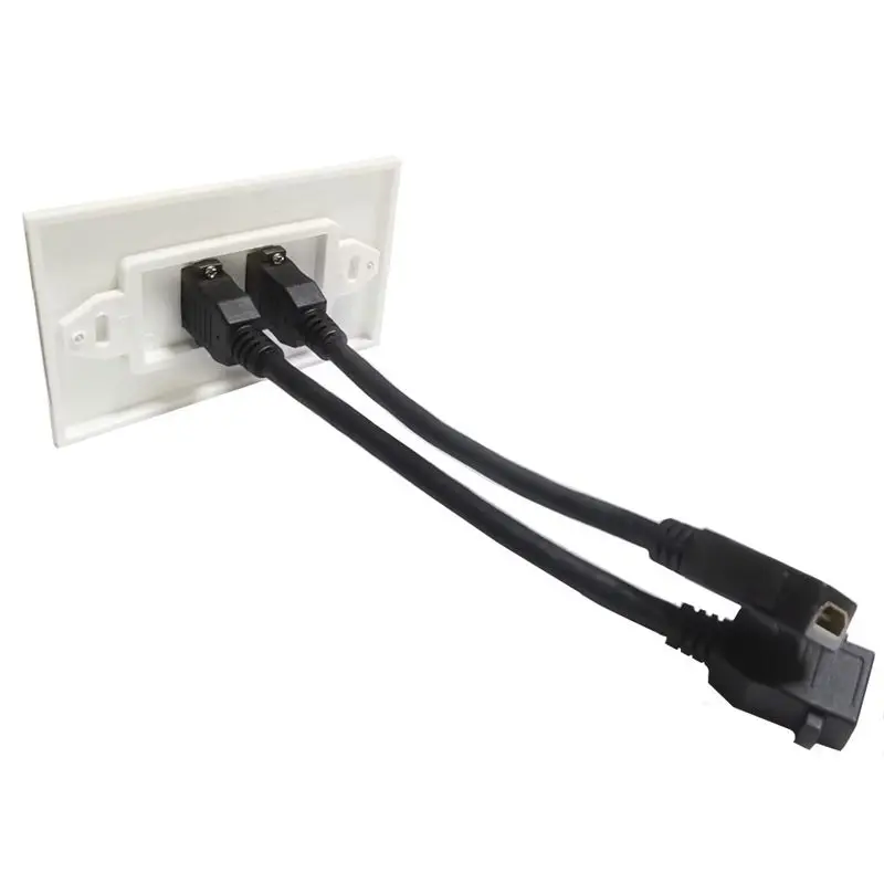 8K 2.1 Version 48Gbps 60Hz HDMI Compatible High-Definition Panel Wall Plug Welding Free Suitable For Engineering Wiring