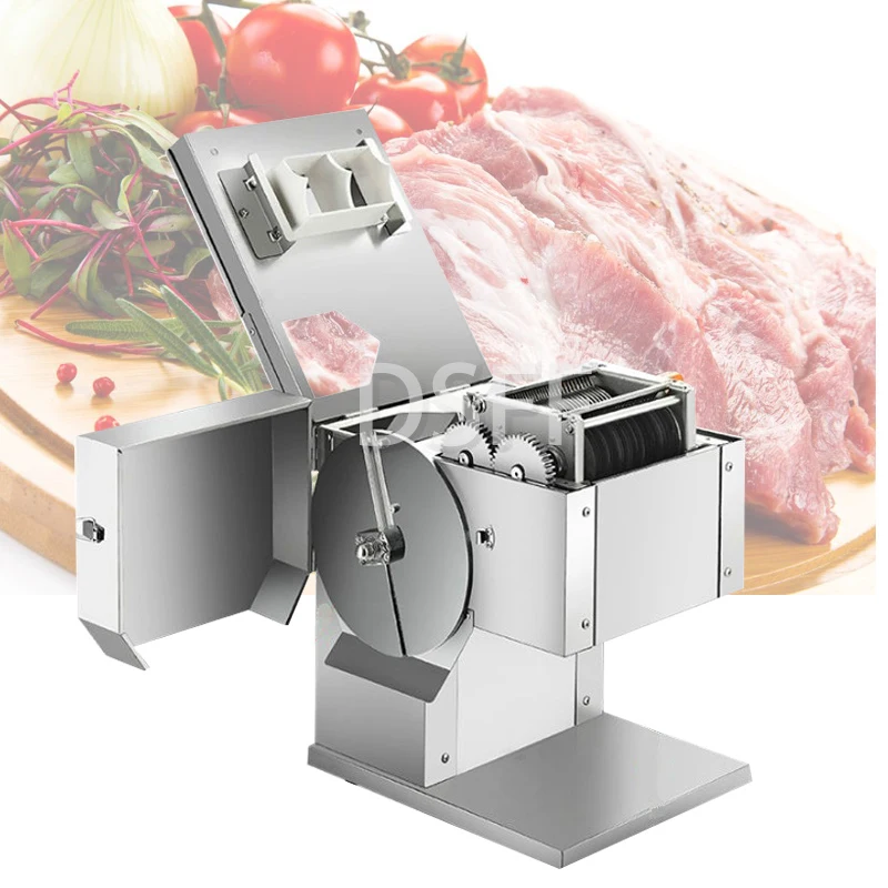 110V 220V Commercial Electric Slicer, Stainless Steel Meat Cutter, Vegetable Shredder, High-Quality