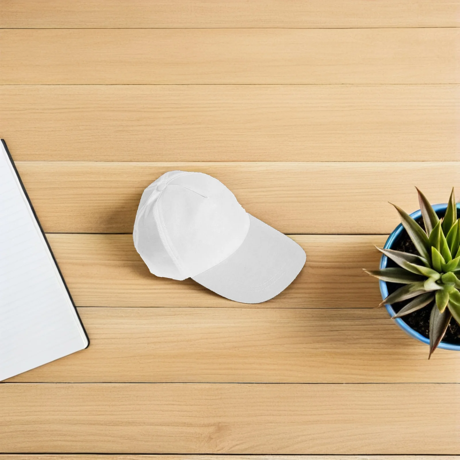 

3 Pcs Cap Blank Block Hat Cotton DIY Hats Unisex Adjustable Sun Unisex Caps Block Hat White Mesh Layer