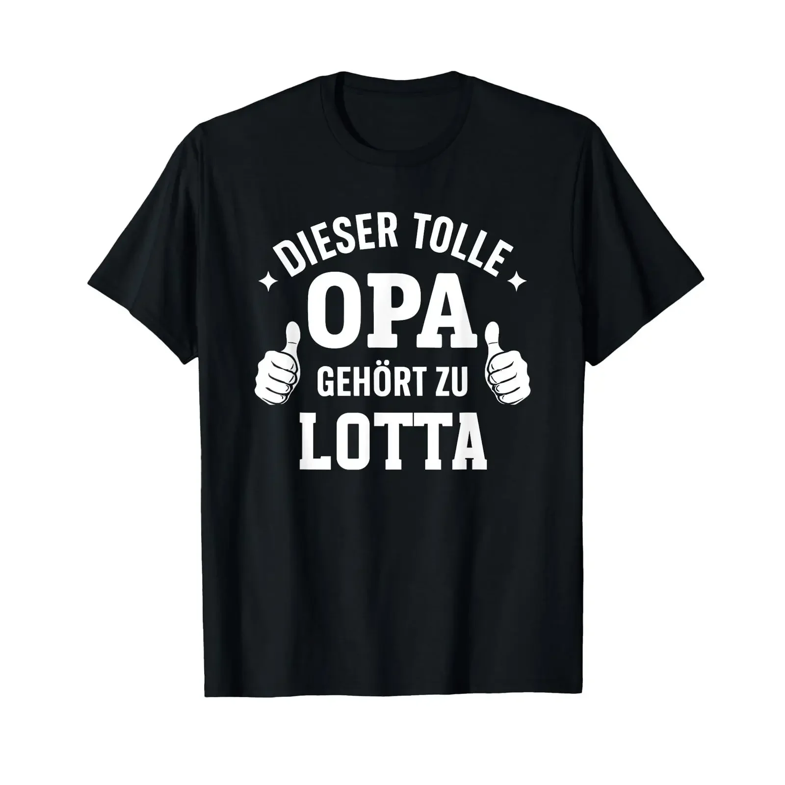 T Shirt with German Text quot Dieser Tolle Opa Gehört Zu Lotta Funny Grandpa Father's Day vintage Washed Slightly Unisex