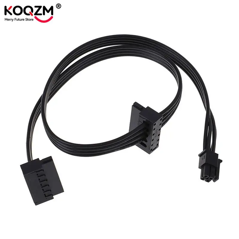 1Pc 45CM Cable MINI 4 Pin Turn 2 SATA Power Supply For Lenovo Main Board Interface Small 4Pin To Two SATA SSD Power Supply Cable