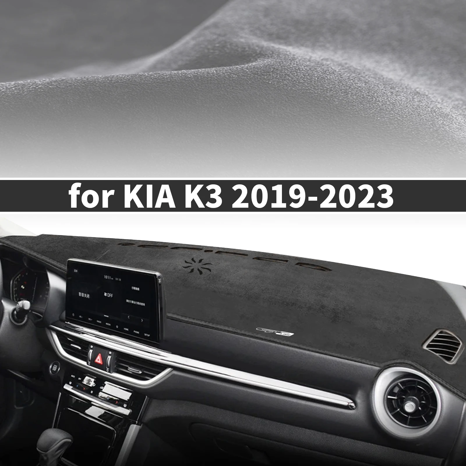

fit for KIA K3 2019 2020 2021 2022 2023 GT Dashmat Dashboard Cover Pad Protective Carpet Car Accessories DashMat Sunshade