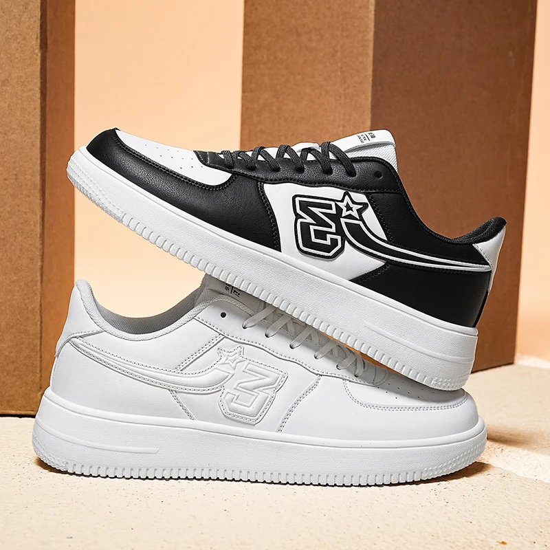 

Winter men's comfortable sports shoes with waterproof and non slip leather surface, outdoor running men's shoes, wear-resistant