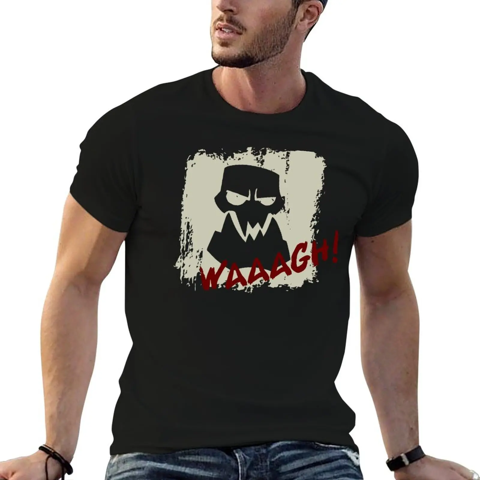 

Ork Waaagh Wargaming T-Shirt t shirt man casual t shirts for man cotton funny t shirts designer T-shirt
