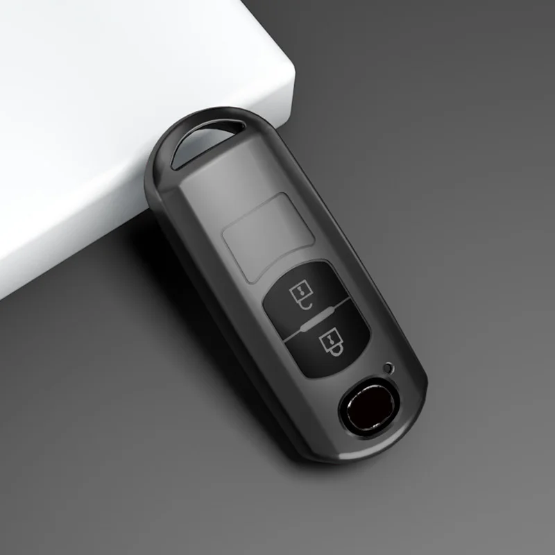 TPU Car Remote Key Case Cover Shell Fob For Mazda 2 3 6 Atenza Axela Demio CX-5 CX5 CX-3 CX7 CX-9 CX30 MX-5 Accessories Keychain
