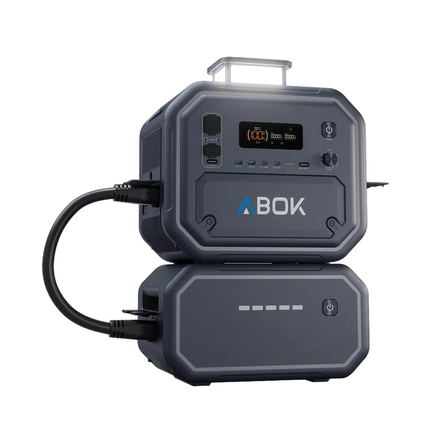 Ark2500 Generador Solar Portátil 2400W – Batería LiFePO4 para Pesca
