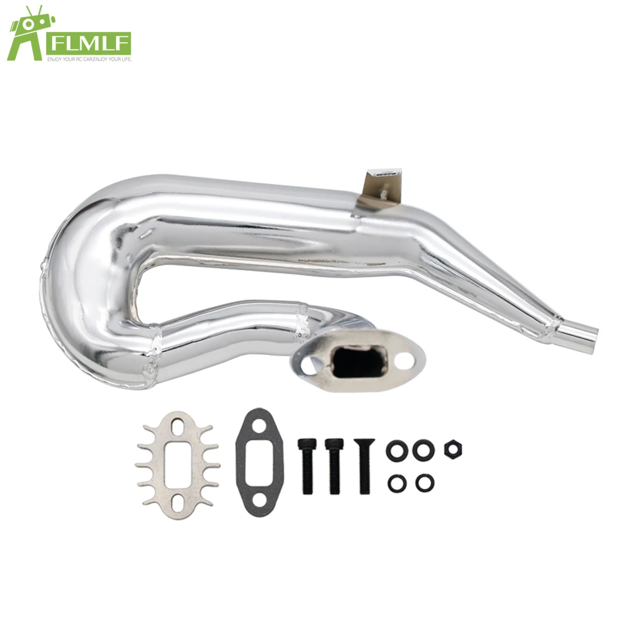 Metal Exhaust Pipe/tuned Pipe for 1/5 HPI ROFUN ROVAN KM BAJA 5B 5T 5SC Rc Car 23CC 26CC 29CC 30.5CC 32CC 35CC 36CC Engine Parts