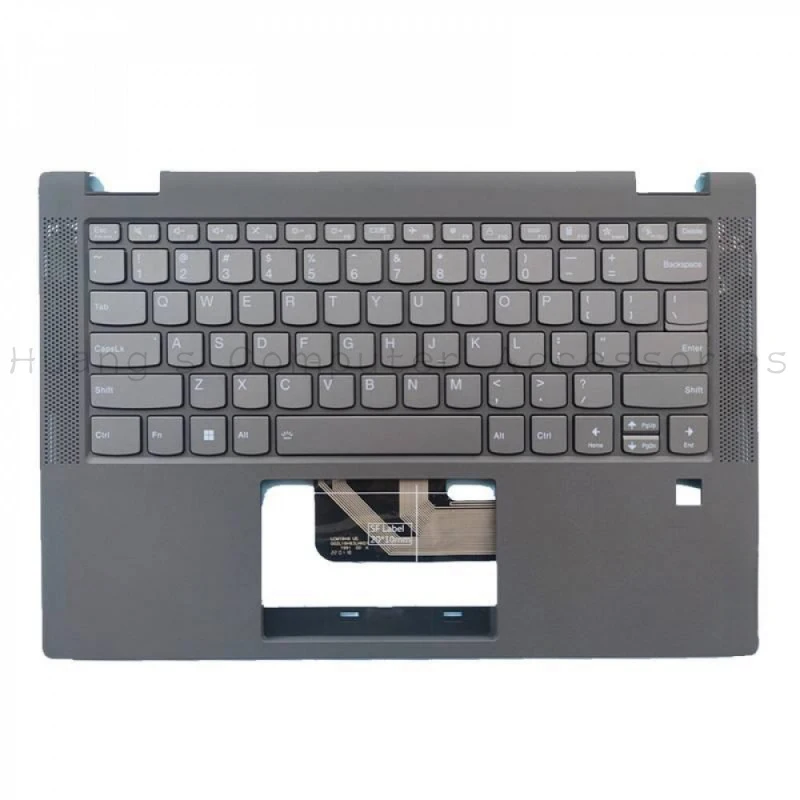 

SS+5CB0Y85490 New Palmrest Assembly With Backlit Keyboard For Lenovo Flex 5‑14IIL05 ARE05 ITL05 Laptop Replacement Spare Part