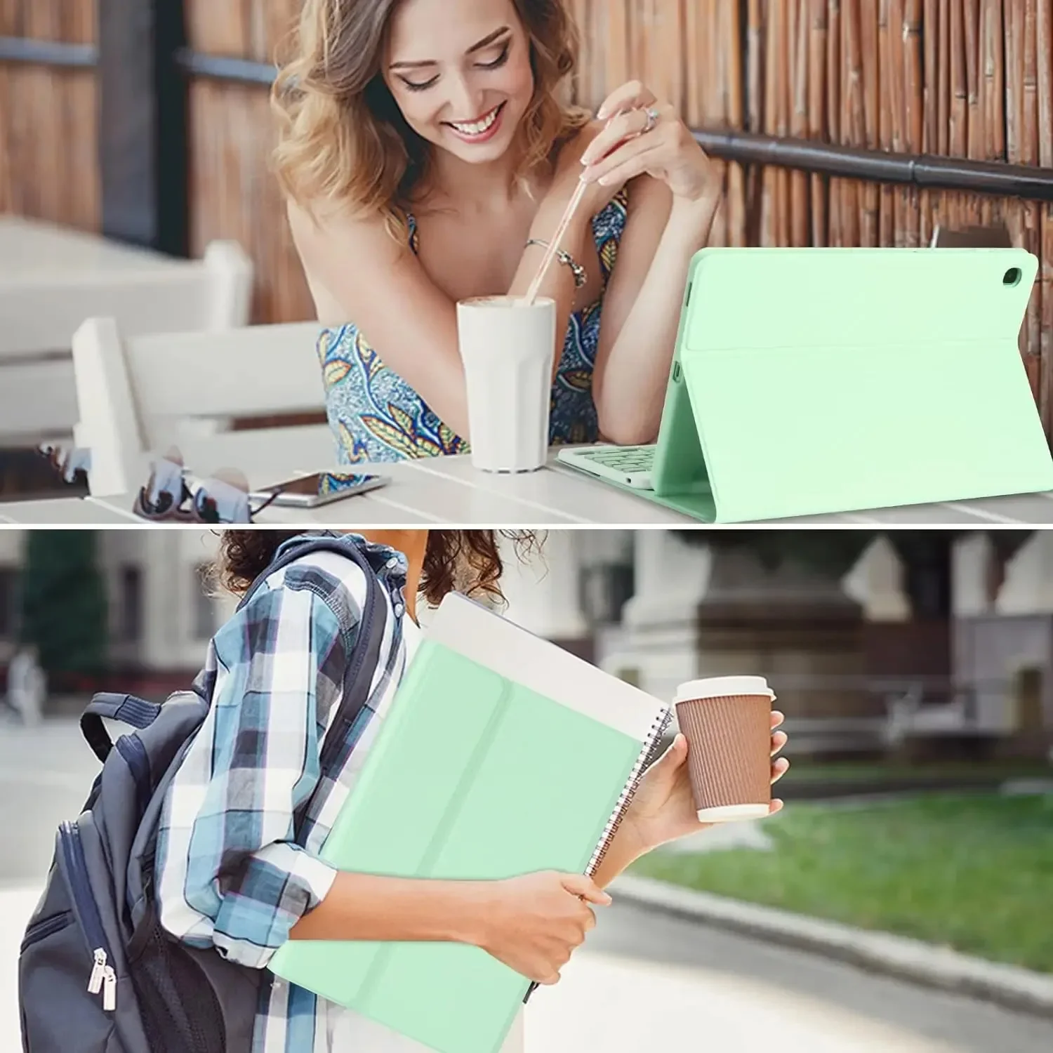 Funda para Samsung Galaxy Tab S9, Funda para teclado de tabletas de 11 pulgadas para Samsung Tab S9 SM-X710 X716 X718, Funda para teclado