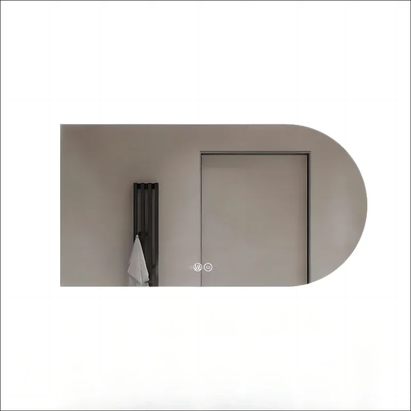 TAO Smart arch shape led luminous toilet mirror touch screen