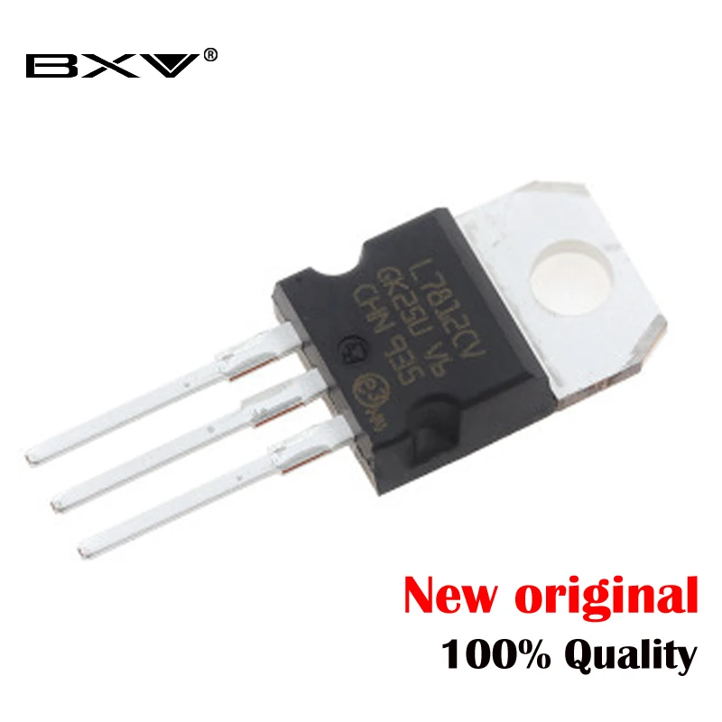 10PCS L7812CV TO-220 L7812 LM7812 7812 Positive-Voltage Regulators IC