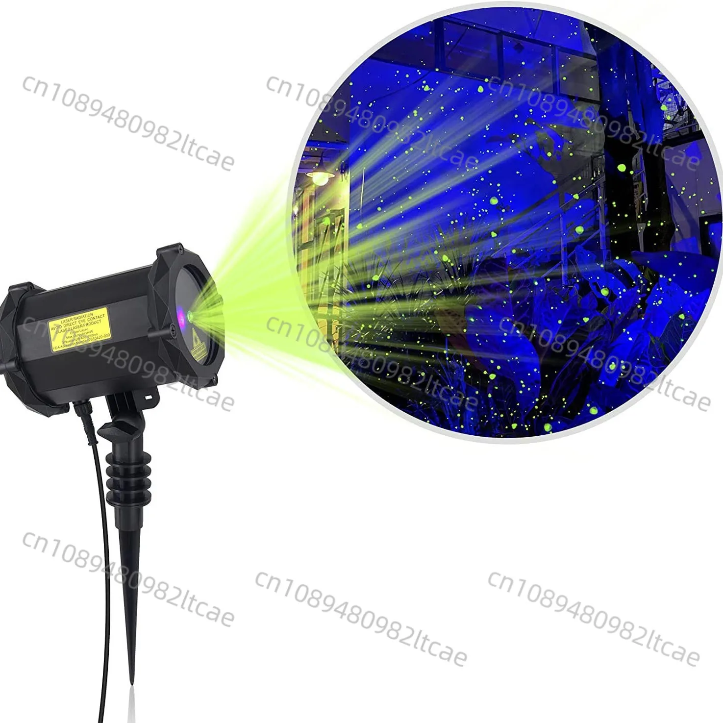 X-laser Outdoor Waterproof Dynamic Garden Projection Light Dynamic Firefly Atmosphere Lawn Light