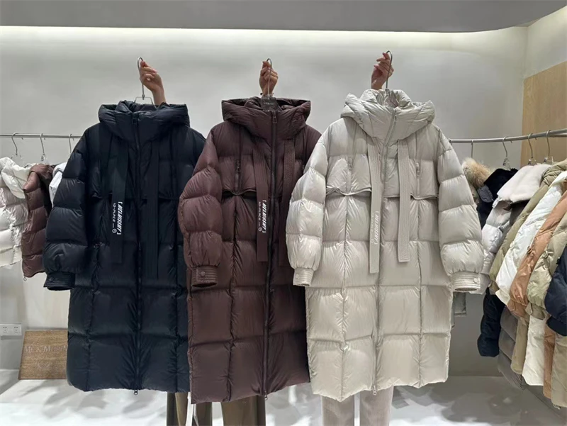 ·хо yisк ж dik kanoим sako casaco feminino de inverno quente jaqueta longa coreia oversized solto casacos com capuz feminino casual casaco longo entru