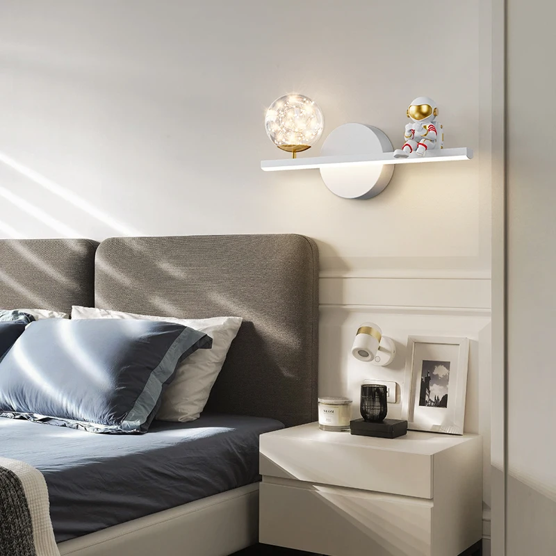 Applique Murale LED Créative pour Chambre d'Enfant, Astronome, Ludéviation, Salon, Allée